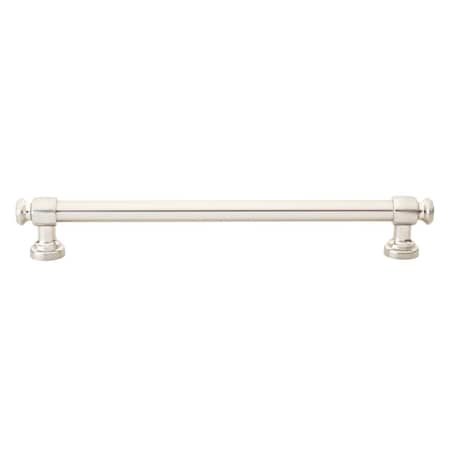 Gliderite Hardware 7-5/8 in. Center to Center Satin Nickel Classic Euro Bar Pull - 4361-192-SN 4361-192-SN-1